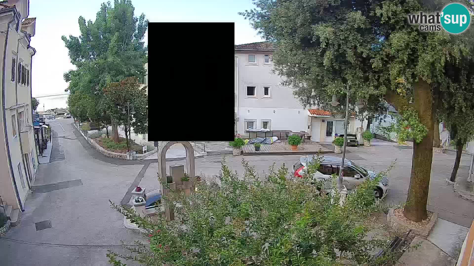 Webcam centre de Mošćenička Draga – Vue en direct du centre-ville