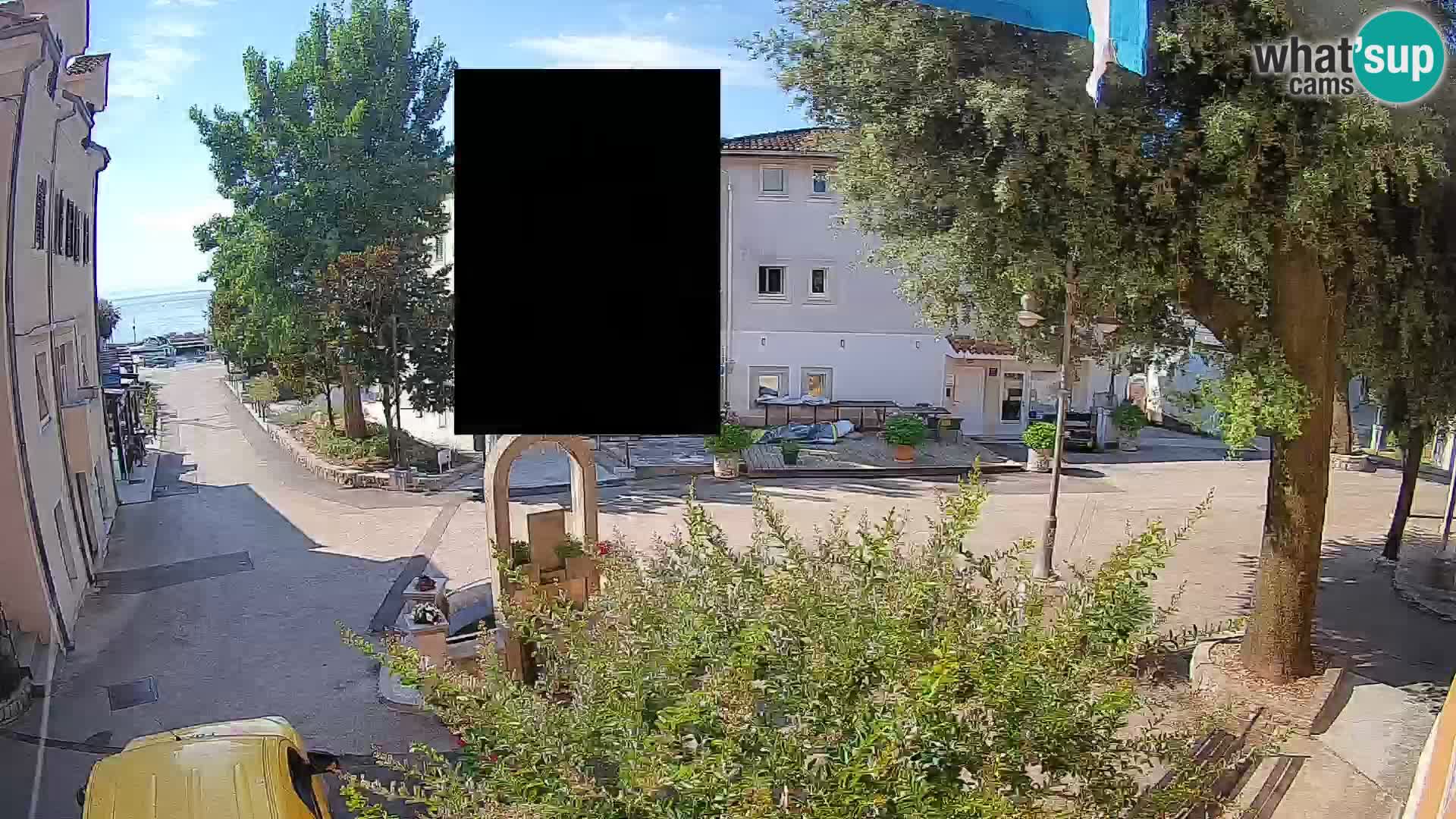 Webcam Mošćenička Draga Center – Live View of the Town Center