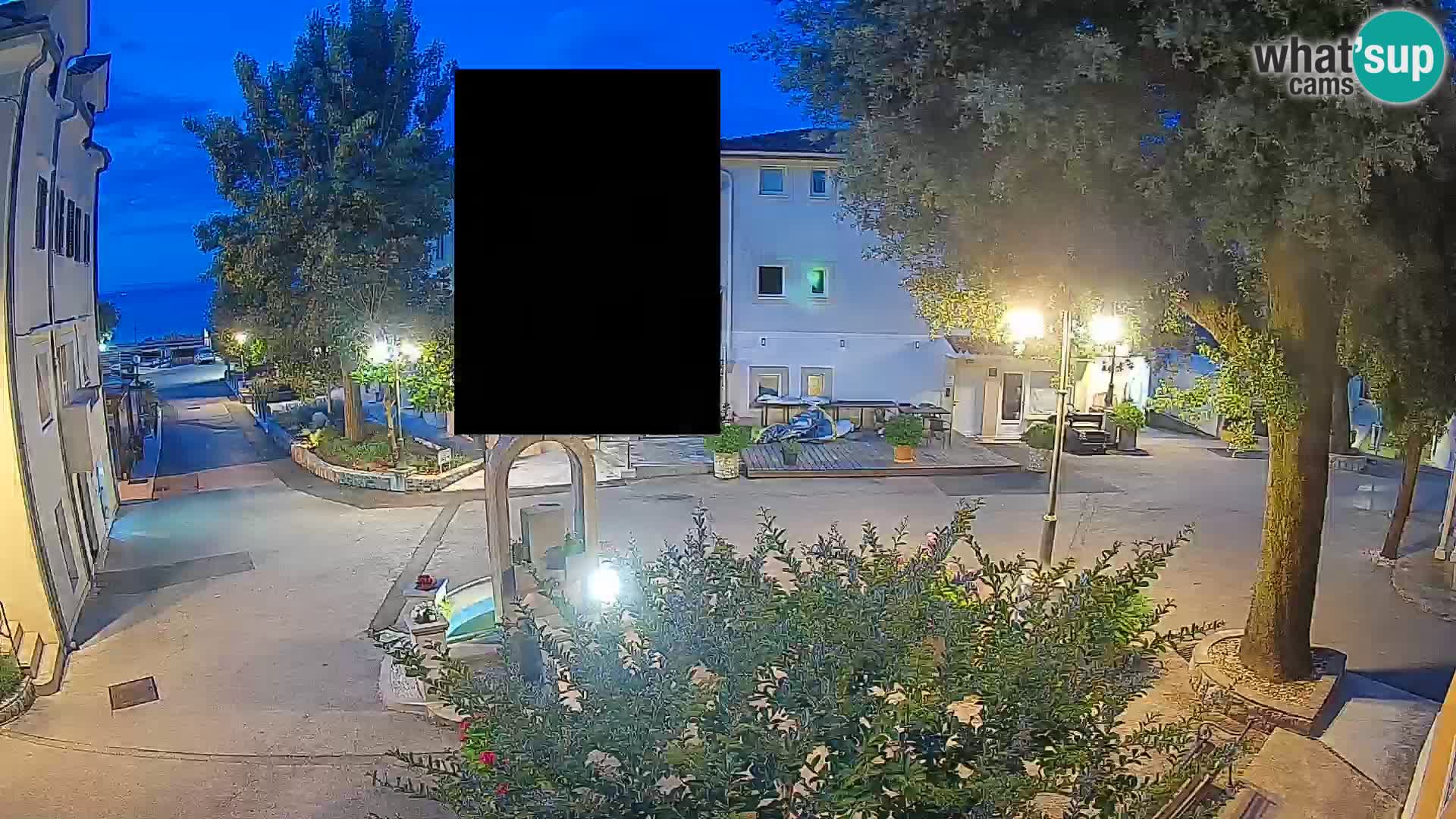 Webcam Mošćenička Draga Zentrum – Liveblick auf das Ortszentrum
