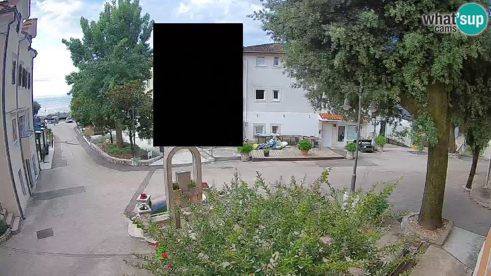 Webcam Mošćenička Draga Zentrum – Liveblick auf das Ortszentrum