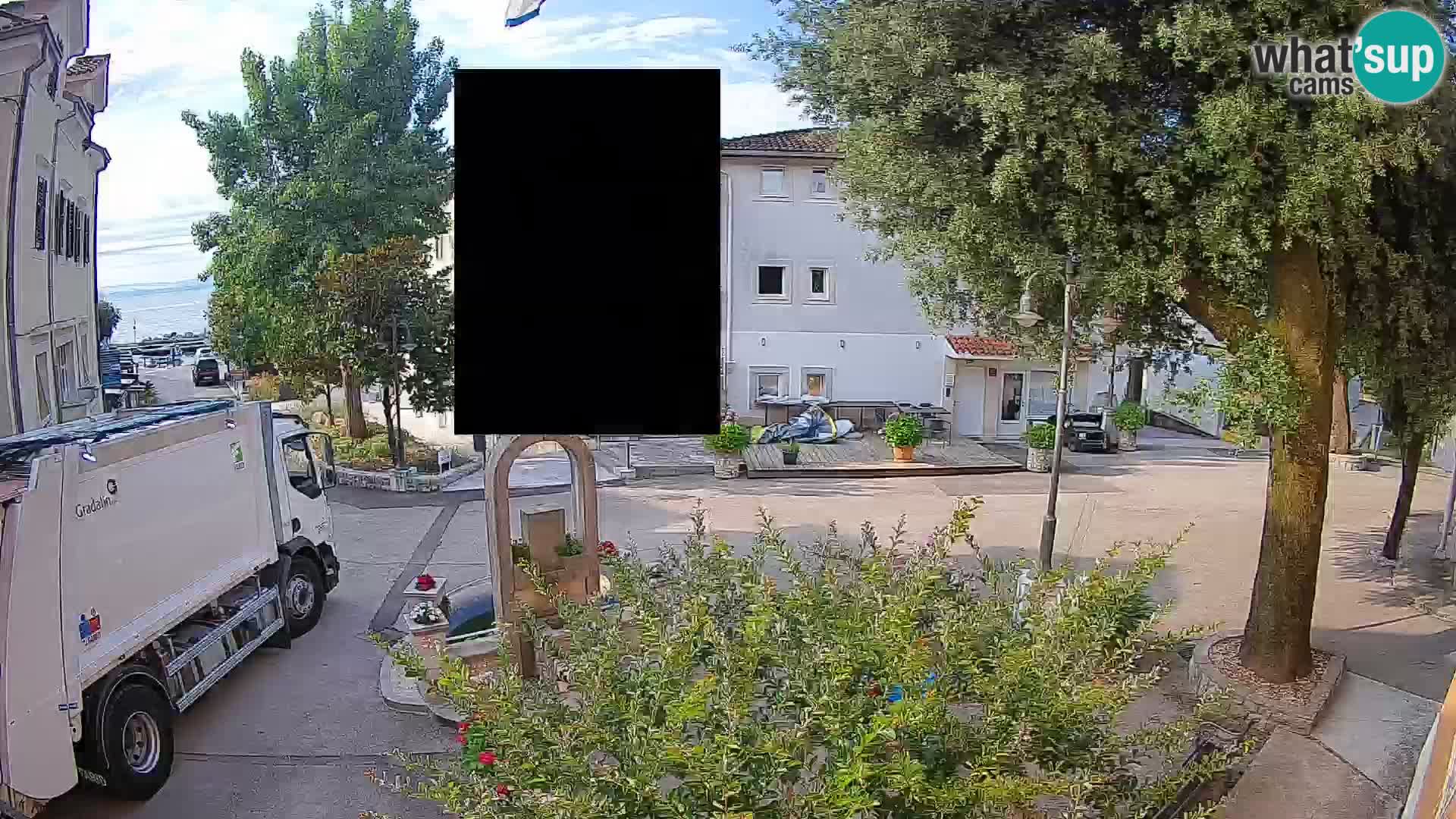 Webcam Mošćenička Draga Zentrum – Liveblick auf das Ortszentrum