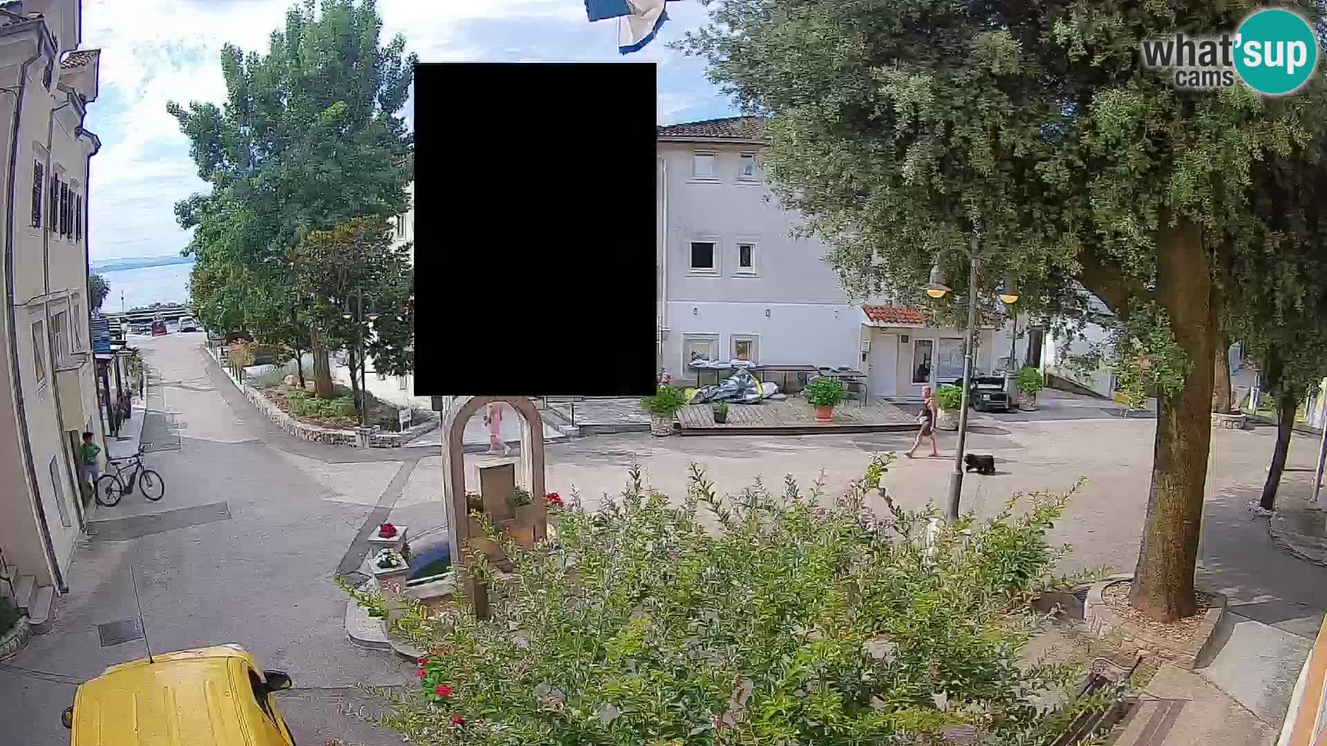 Webcam Mošćenička Draga Center – Live View of the Town Center