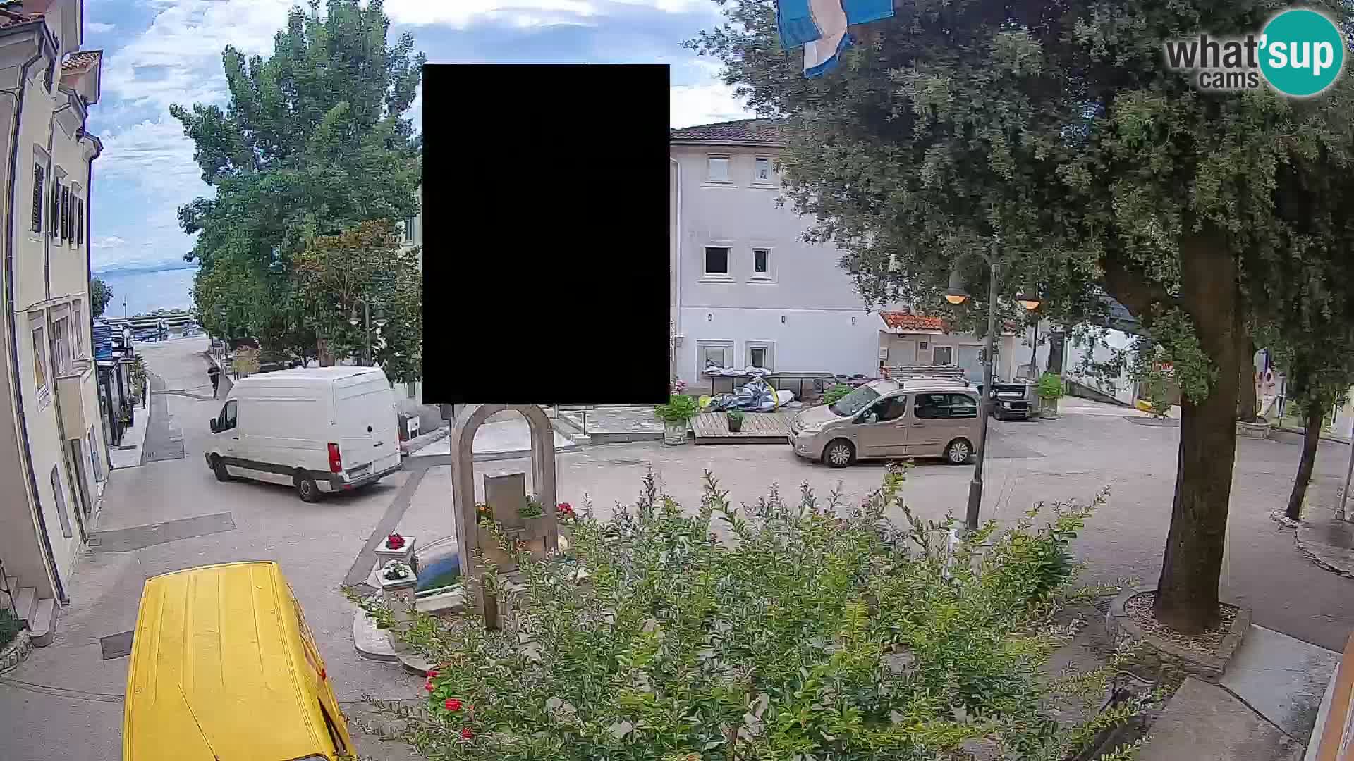 Webcam Centre de Mošćenička Draga – Vue en direct du centre-ville
