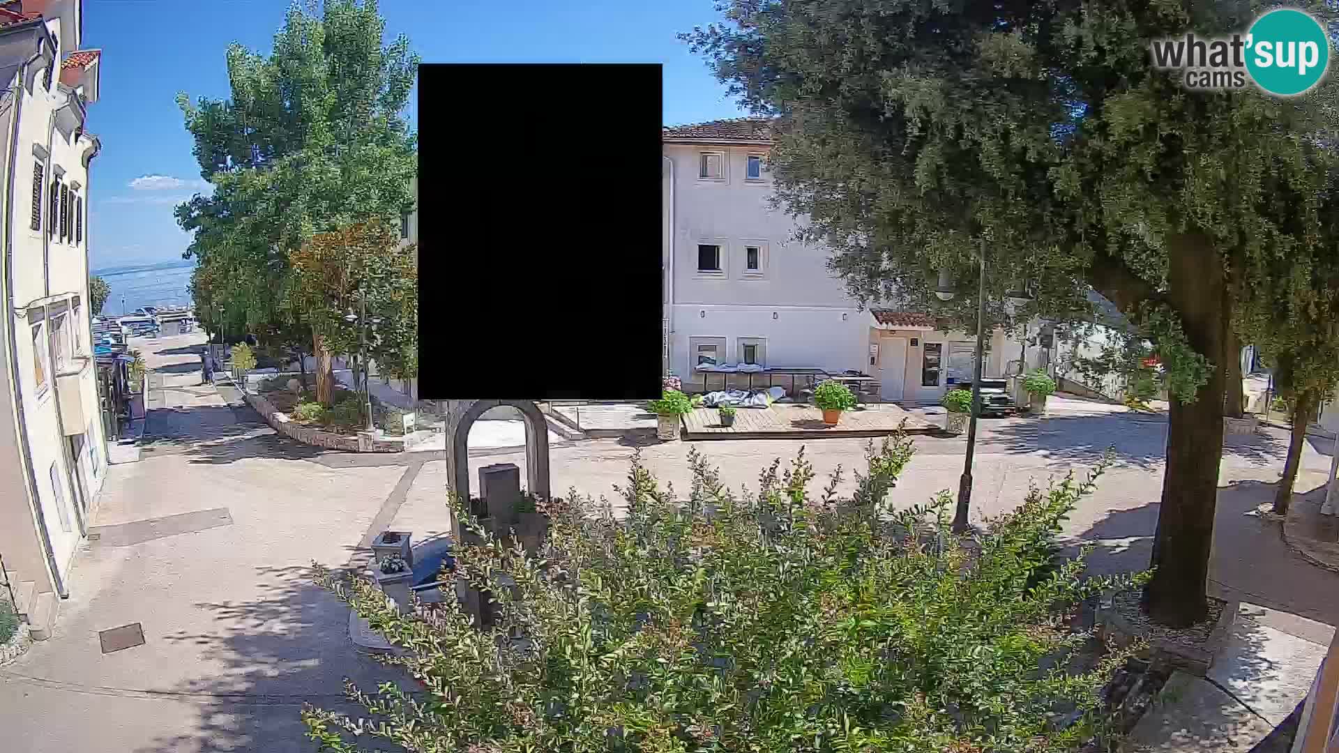 Webcam centre de Mošćenička Draga – Vue en direct du centre-ville