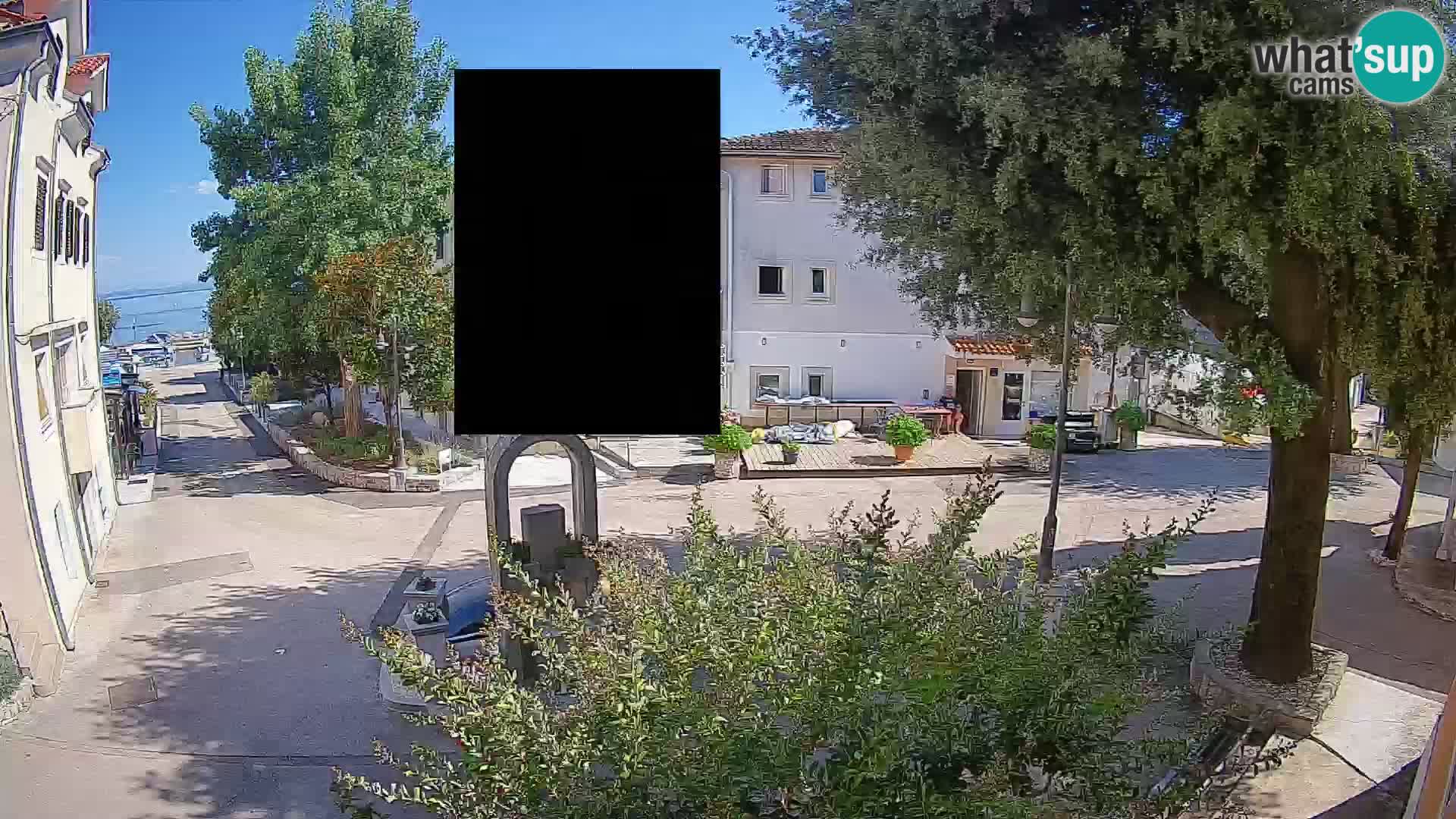 Webcam Centro Draga di Moschiena – Vista live sul centro