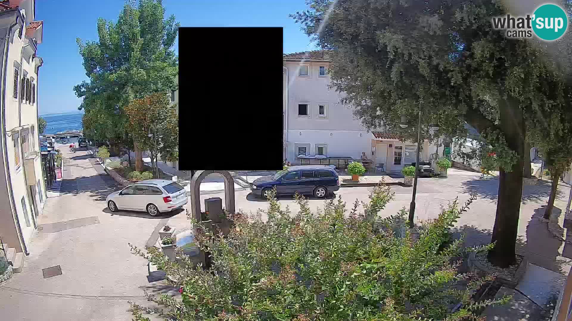 Webcam Mošćenička Draga Zentrum – Liveblick auf das Ortszentrum