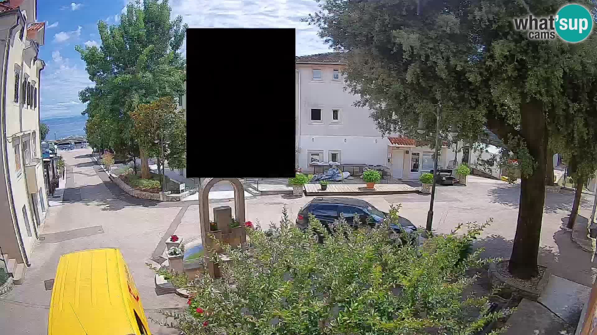 Webcam Mošćenička Draga Zentrum – Liveblick auf das Ortszentrum