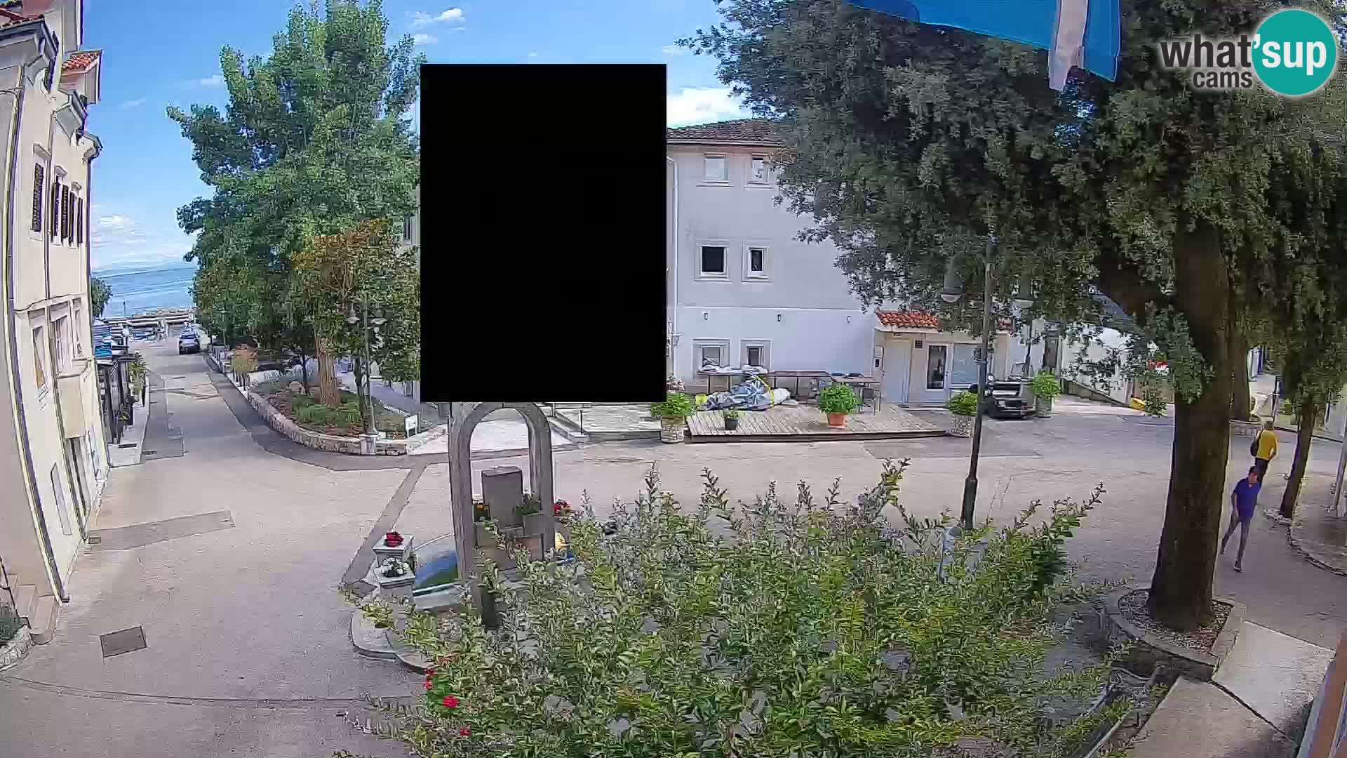 Webcam Centre de Mošćenička Draga – Vue en direct du centre-ville