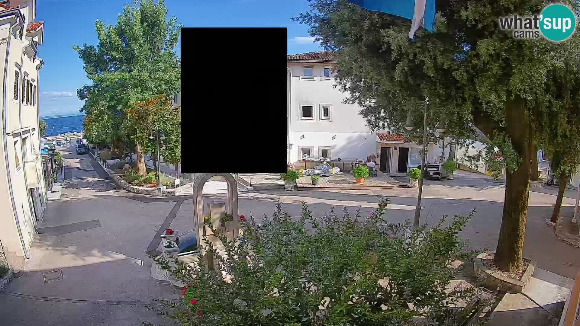 Webcam Centre de Mošćenička Draga – Vue en direct du centre-ville