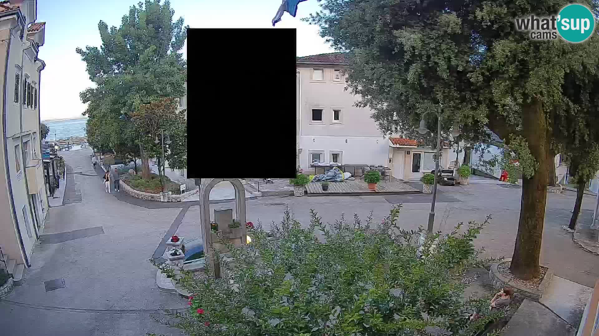 Webcam Mošćenička Draga Center – Live View of the Town Center