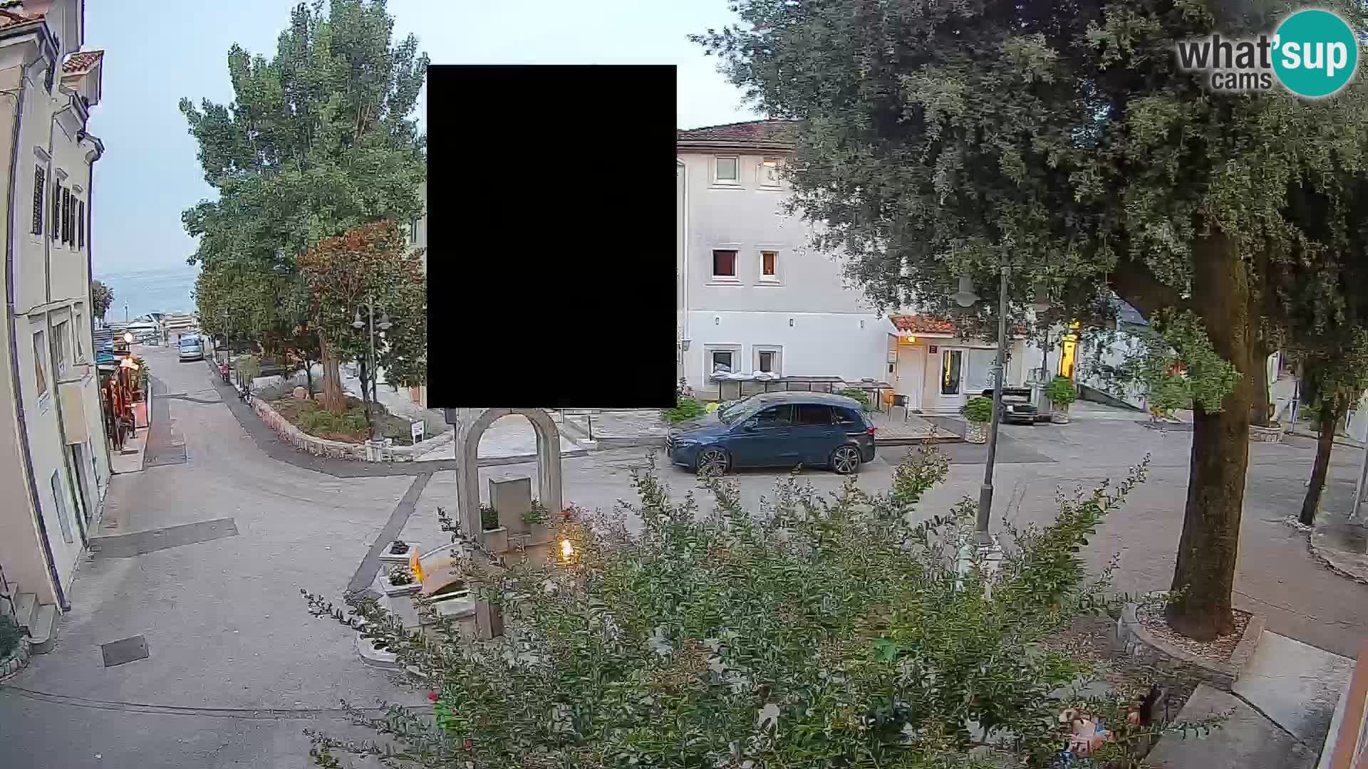 Webcam centre de Mošćenička Draga – Vue en direct du centre-ville
