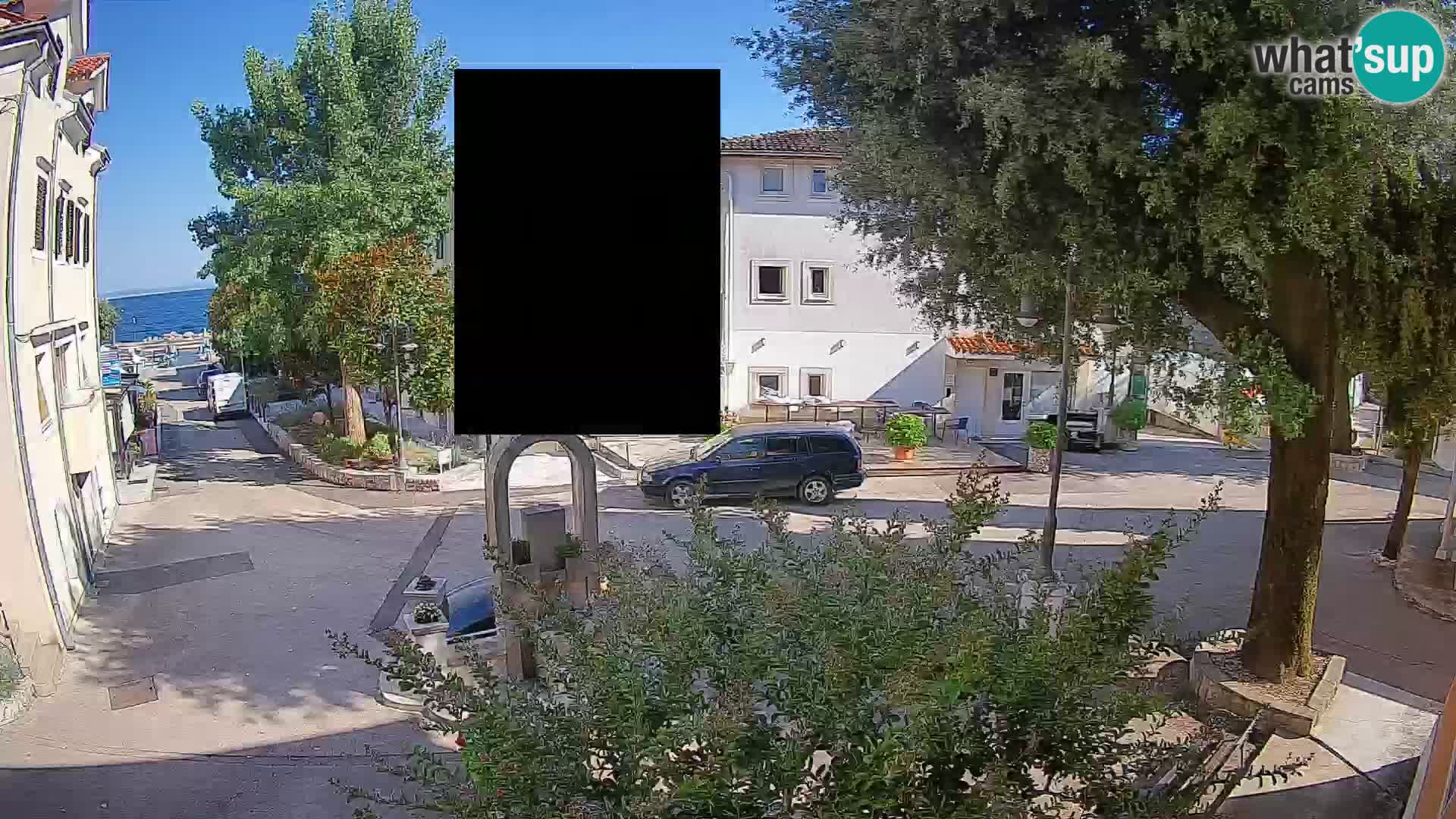 Webcam Mošćenička Draga Center – Live View of the Town Center