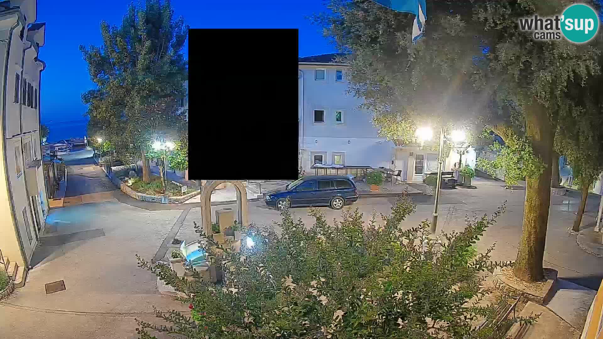 Webcam Centre de Mošćenička Draga – Vue en direct du centre-ville