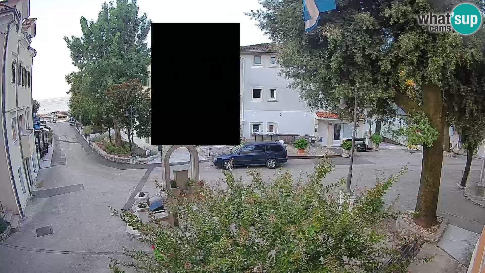 Spletna kamera center Mošćeniška Draga – Pogled v živo