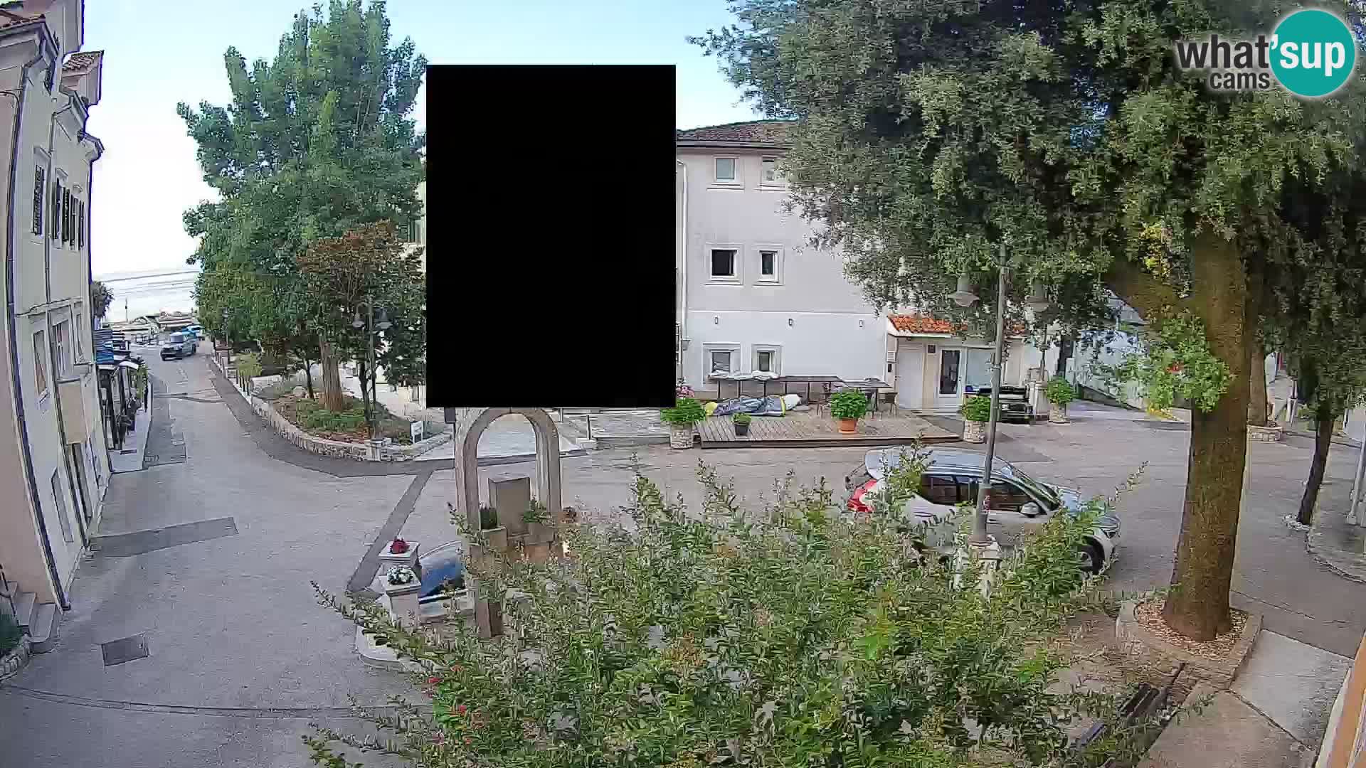 Webcam Mošćenička Draga Center – Live View of the Town Center