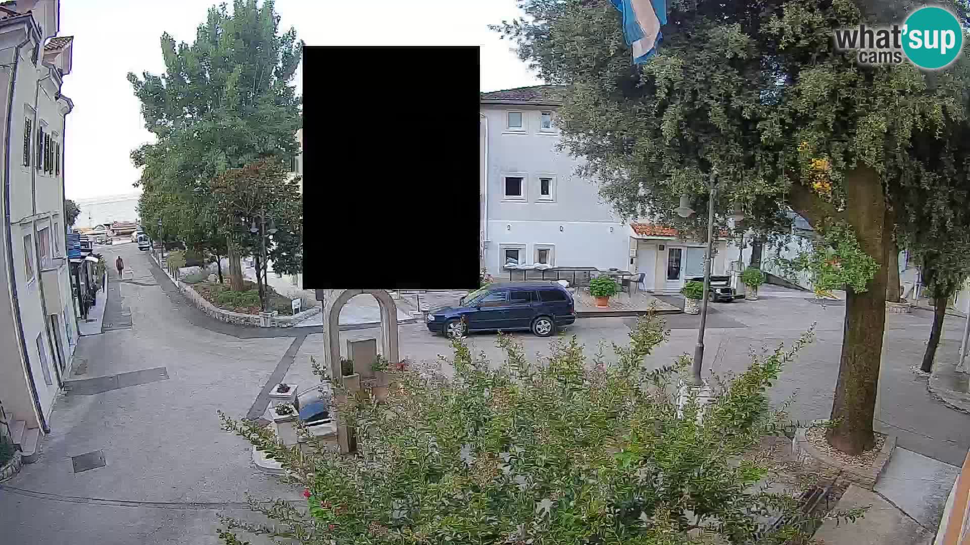 Webcam Mošćenička Draga Center – Live View of the Town Center