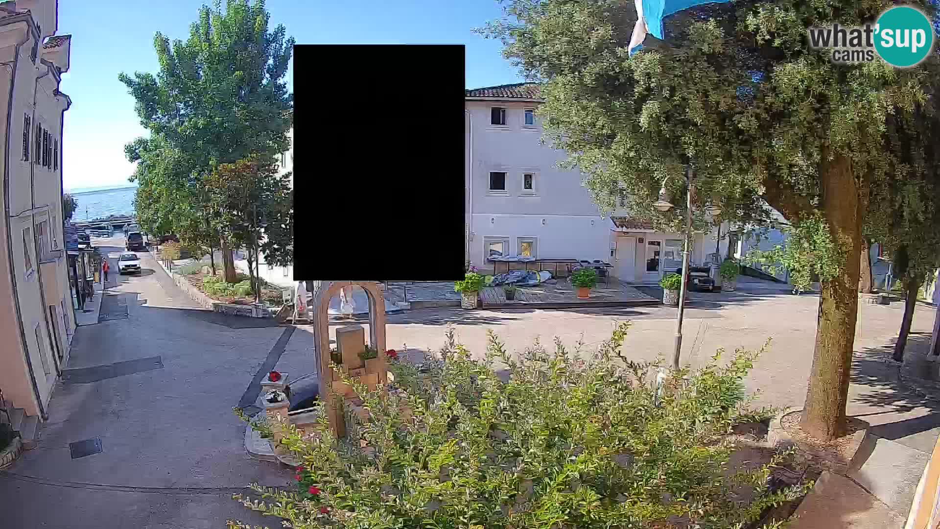 Webcam Mošćenička Draga Center – Live View of the Town Center