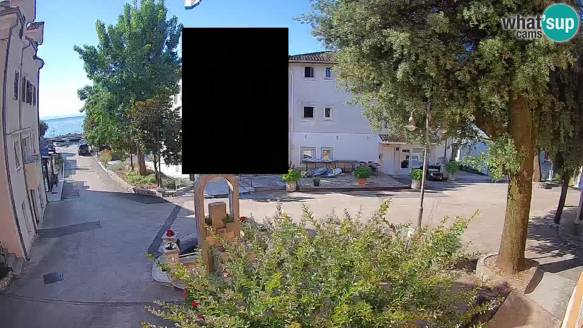 Webcam Mošćenička Draga Center – Live View of the Town Center