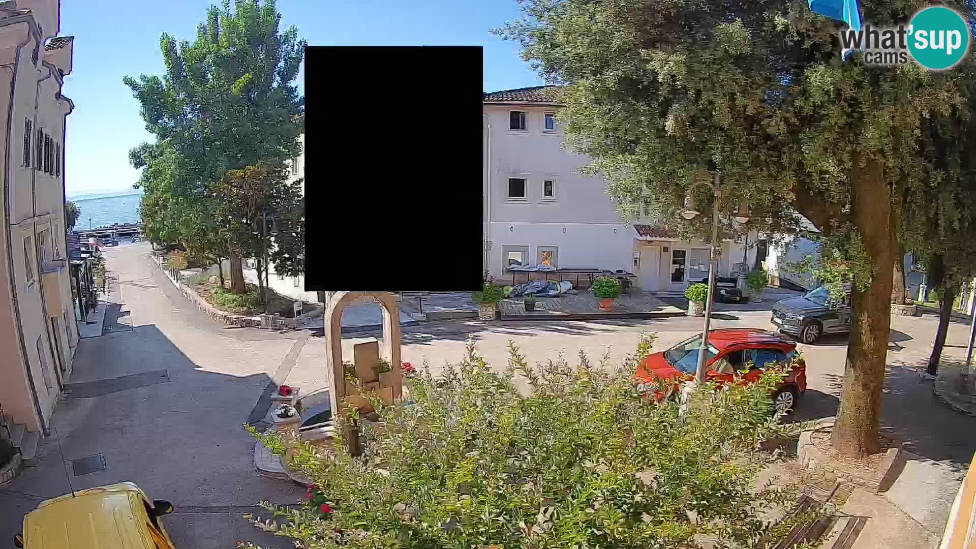 Webcam Centre de Mošćenička Draga – Vue en direct du centre-ville