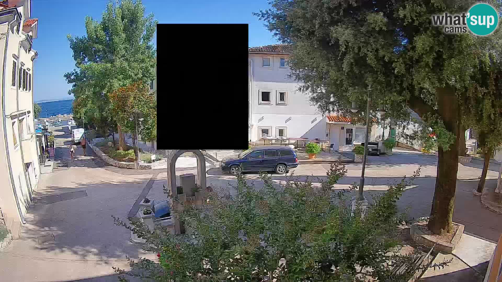 Webcam centre de Mošćenička Draga – Vue en direct du centre-ville