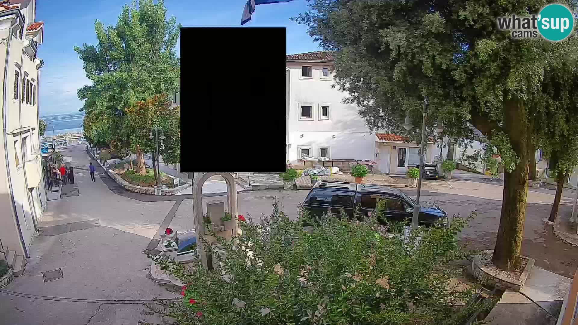 Webcam Centro Draga di Moschiena – Vista live sul centro