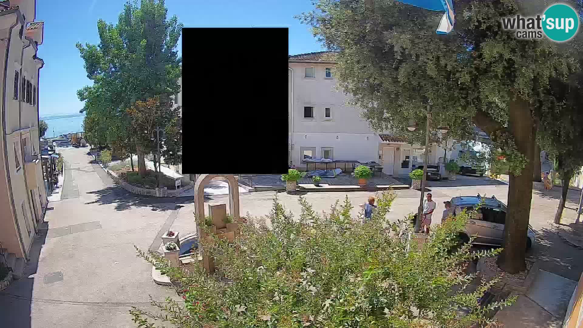 Webcam centre de Mošćenička Draga – Vue en direct du centre-ville