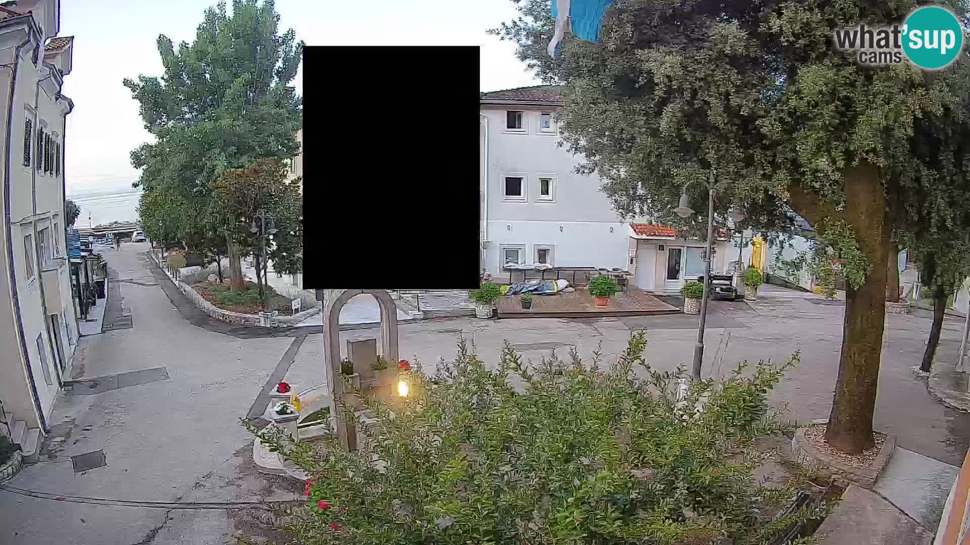 Webcam Mošćenička Draga Zentrum – Liveblick auf das Ortszentrum
