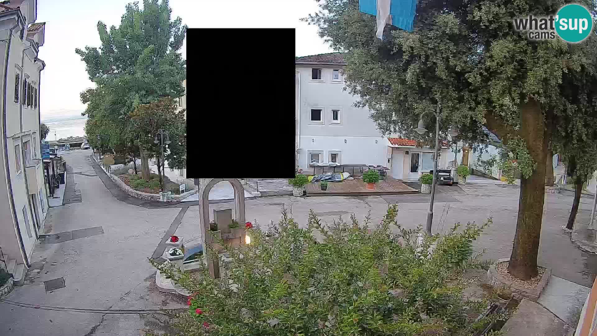 Webcam Mošćenička Draga Zentrum – Liveblick auf das Ortszentrum