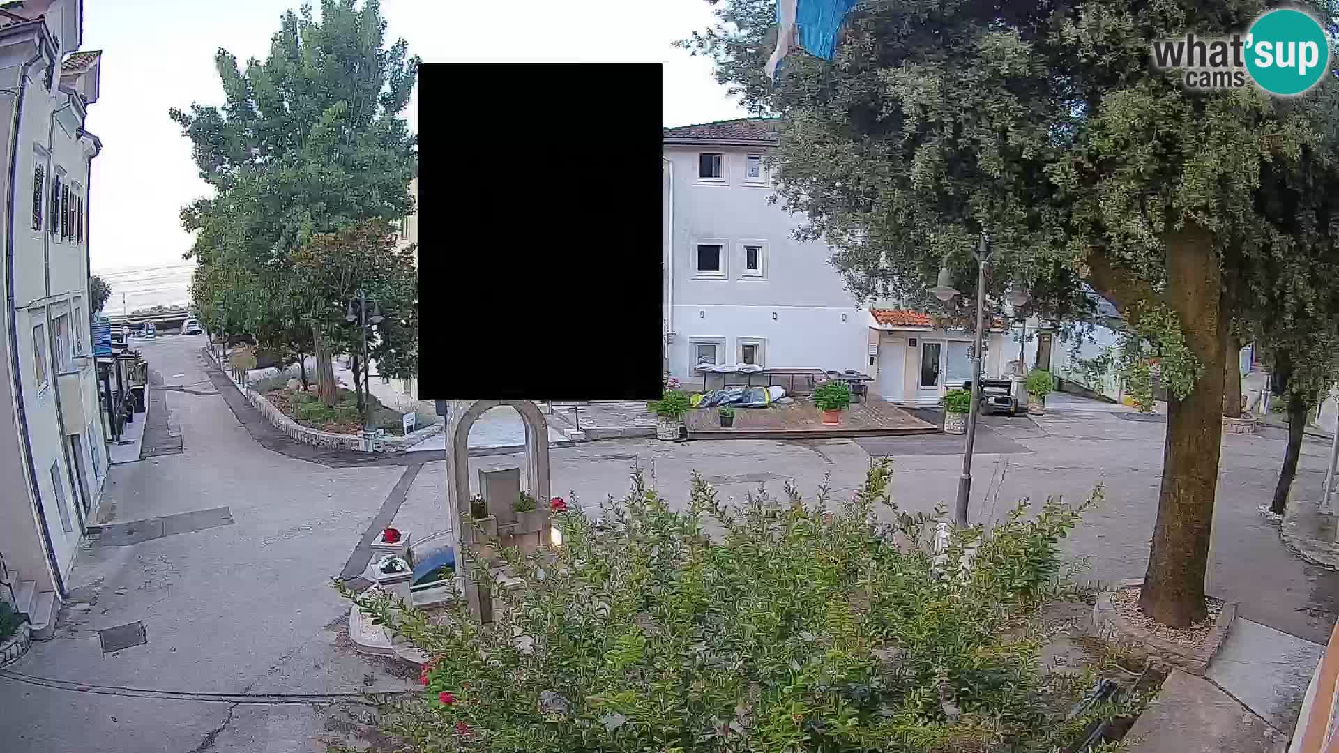 Webcam Centre de Mošćenička Draga – Vue en direct du centre-ville
