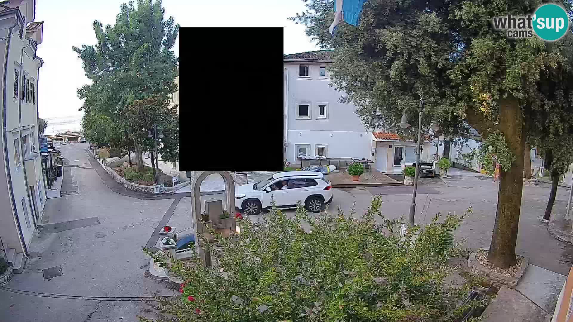 Webcam Centre de Mošćenička Draga – Vue en direct du centre-ville