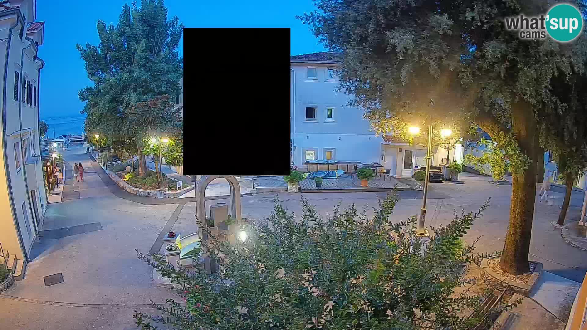 Webcam Mošćenička Draga Center – Live View of the Town Center
