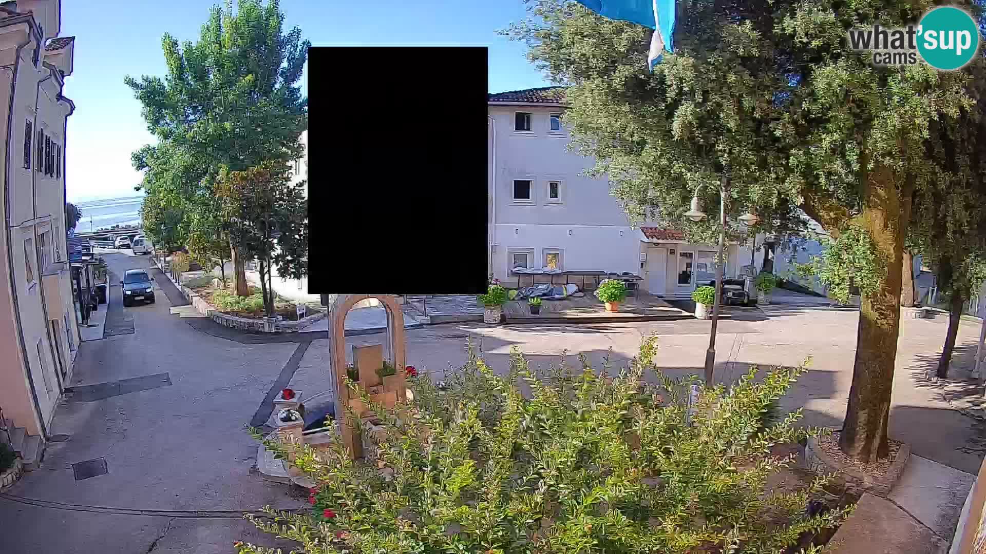 Webcam Centre de Mošćenička Draga – Vue en direct du centre-ville