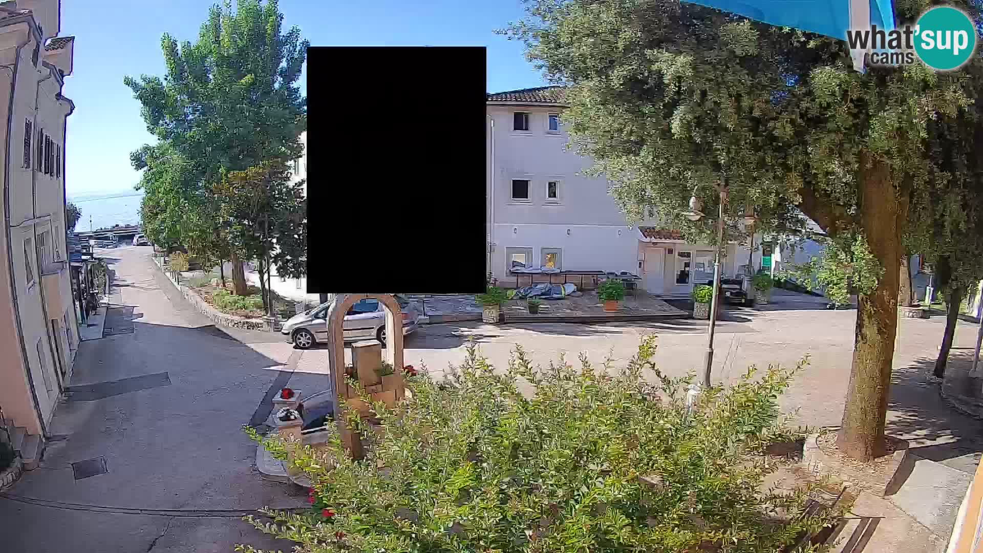Webcam Mošćenička Draga Center – Live View of the Town Center