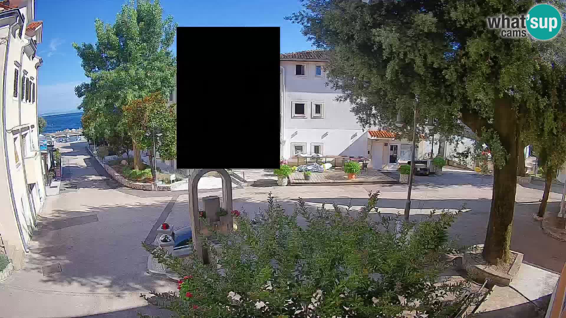 Webcam centre de Mošćenička Draga – Vue en direct du centre-ville