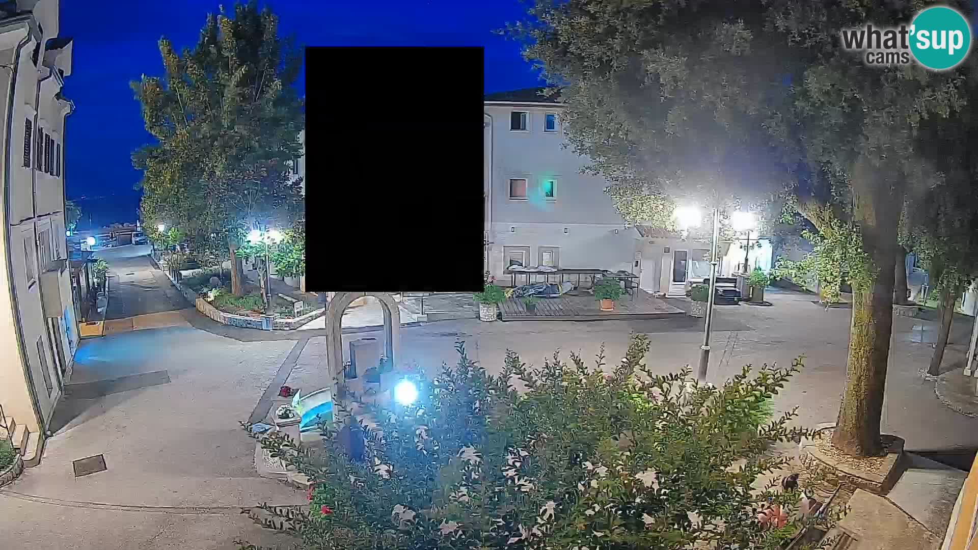 Webcam Mošćenička Draga Center – Live View of the Town Center