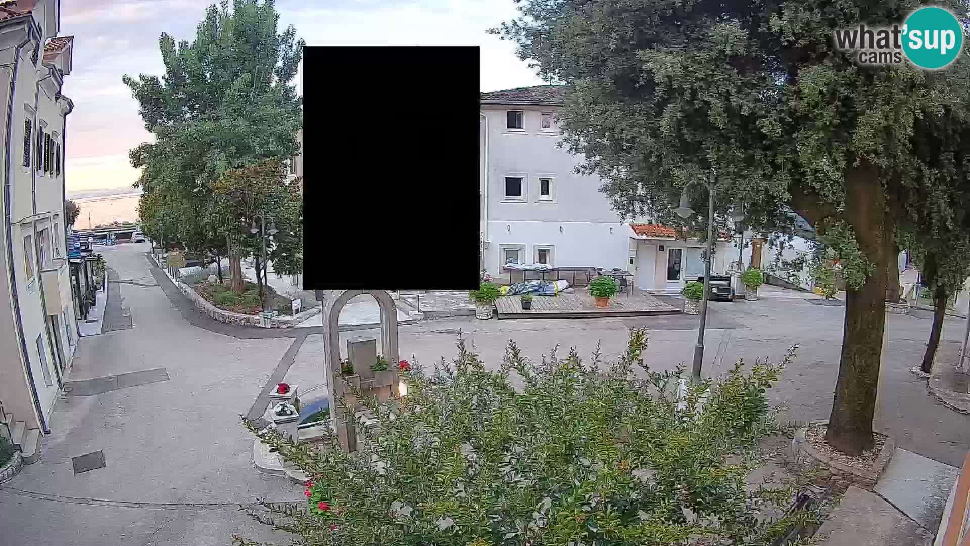 Webcam Centro Draga di Moschiena – Vista live sul centro