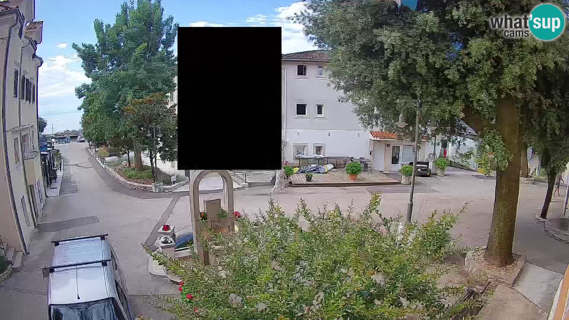 Webcam Centro Draga di Moschiena – Vista live sul centro