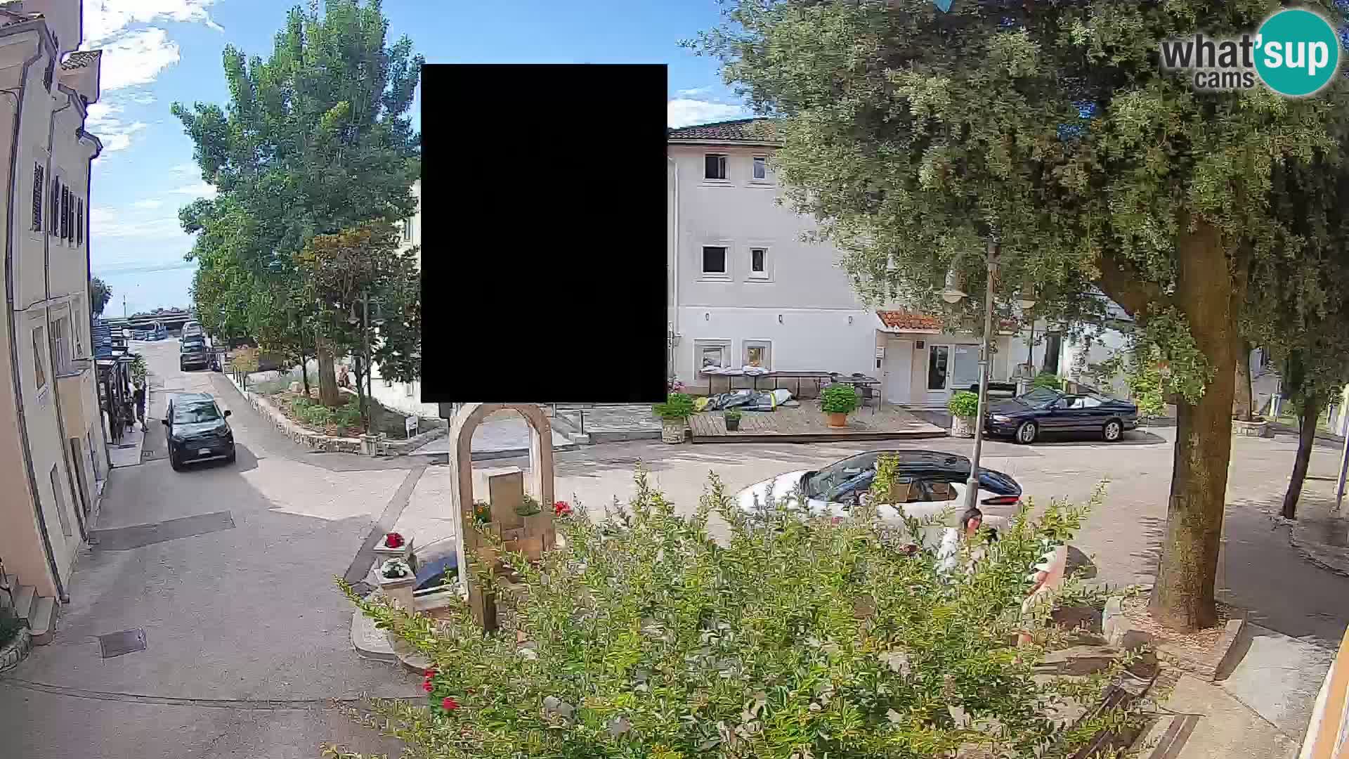 Webcam Centre de Mošćenička Draga – Vue en direct du centre-ville