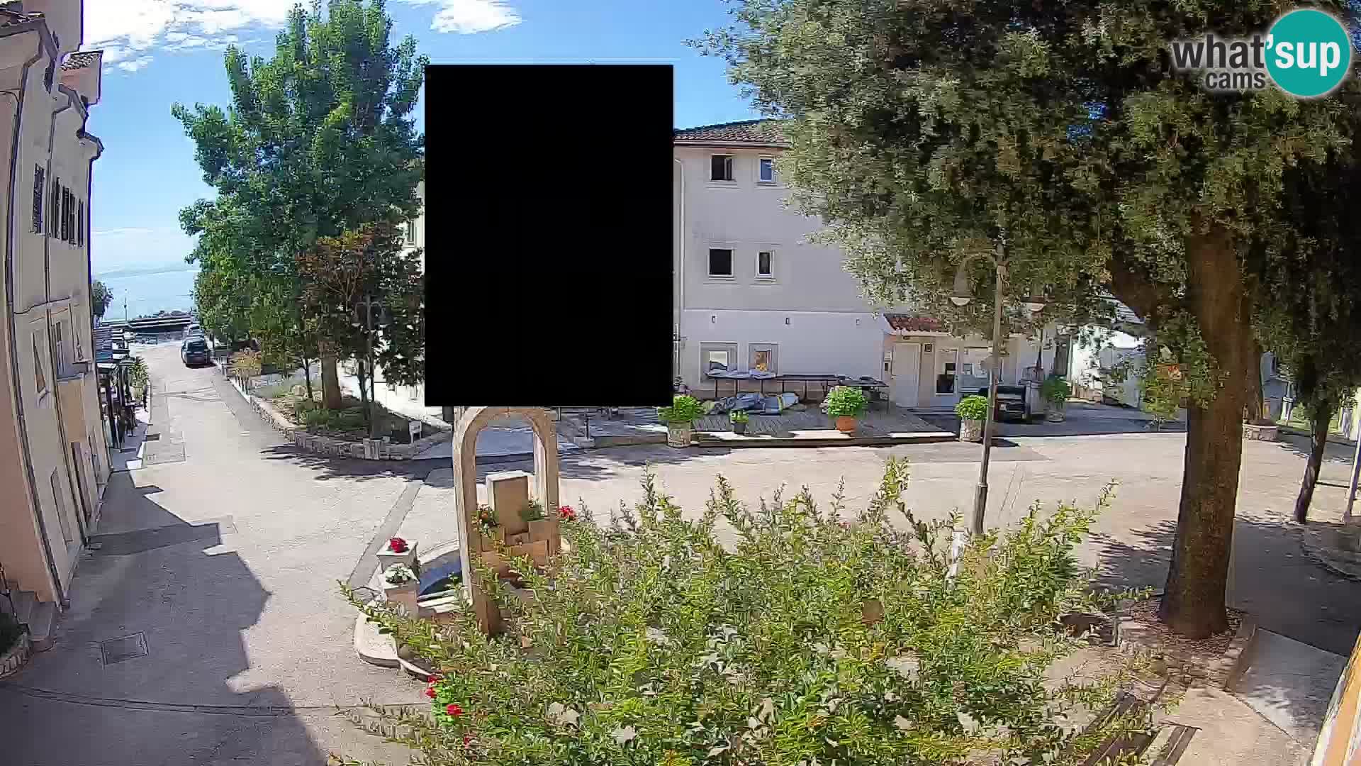 Webcam Centro Draga di Moschiena – Vista live sul centro