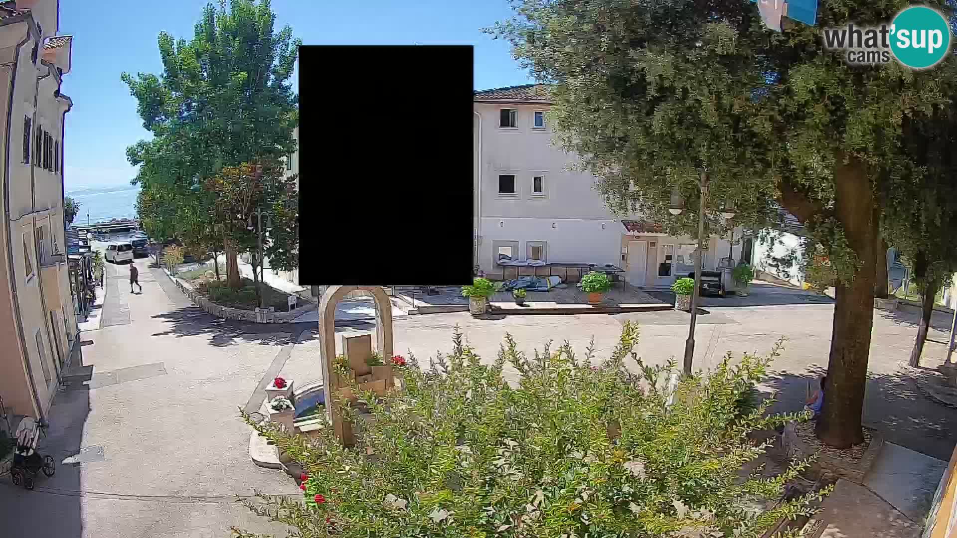 Webcam Mošćenička Draga Zentrum – Liveblick auf das Ortszentrum