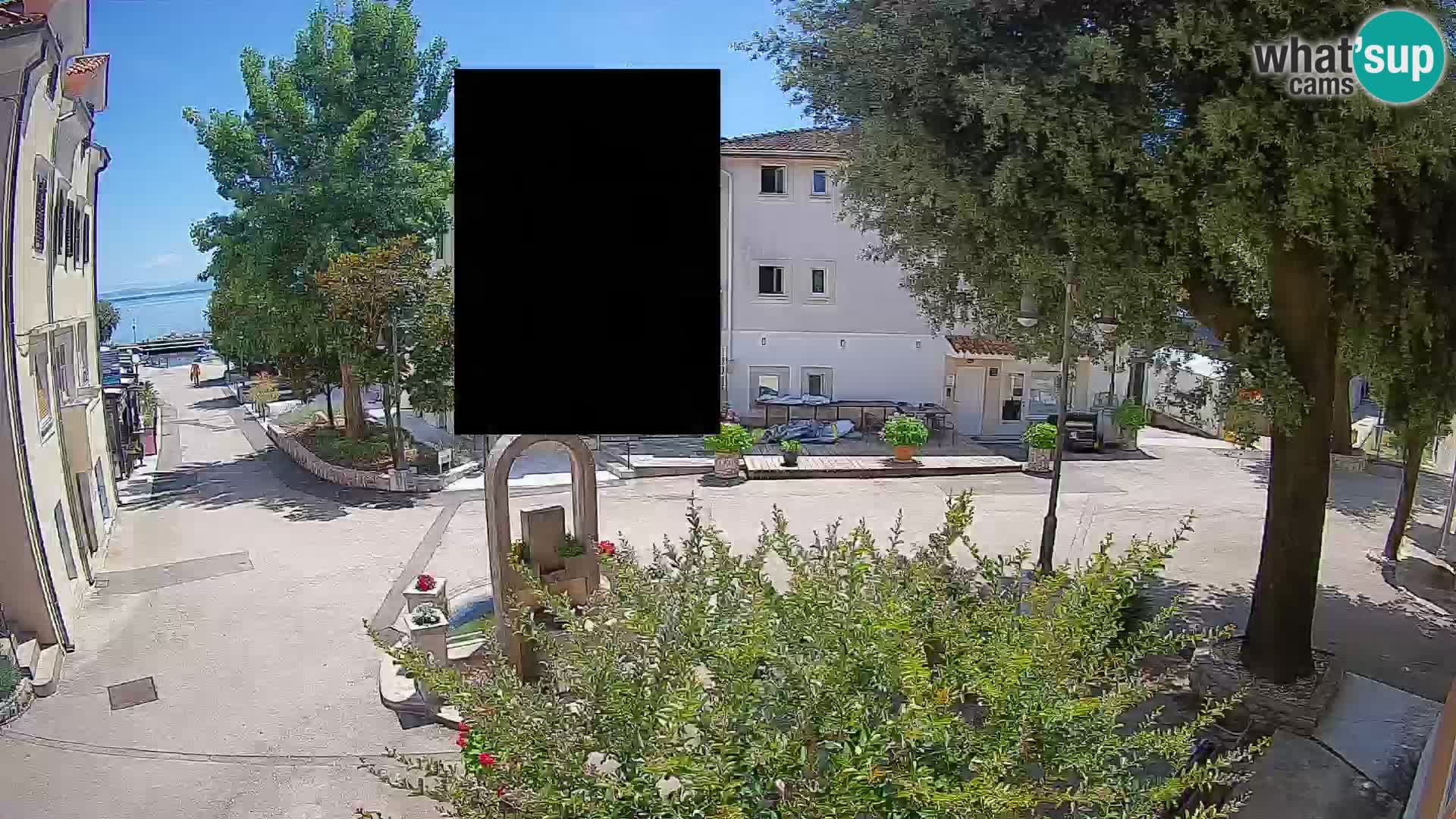 Webcam Mošćenička Draga Center – Live View of the Town Center