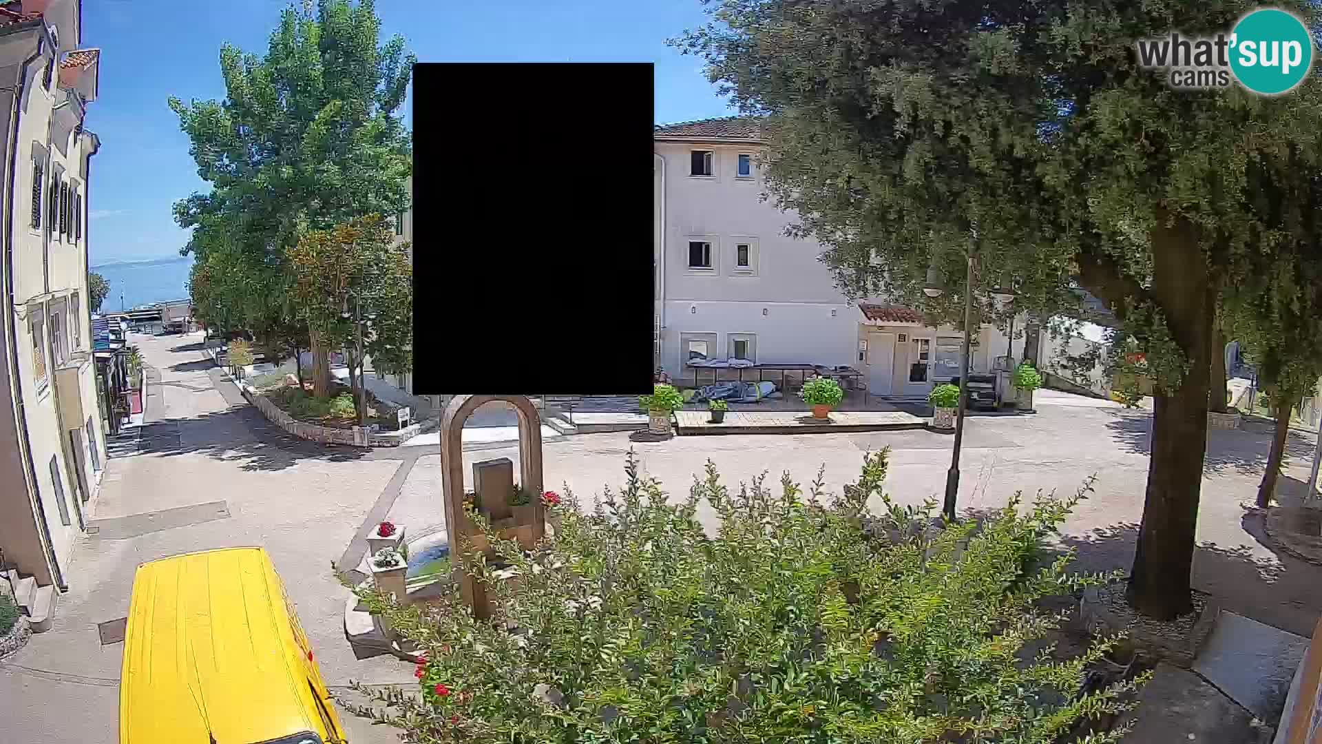 Webcam Centro Draga di Moschiena – Vista live sul centro
