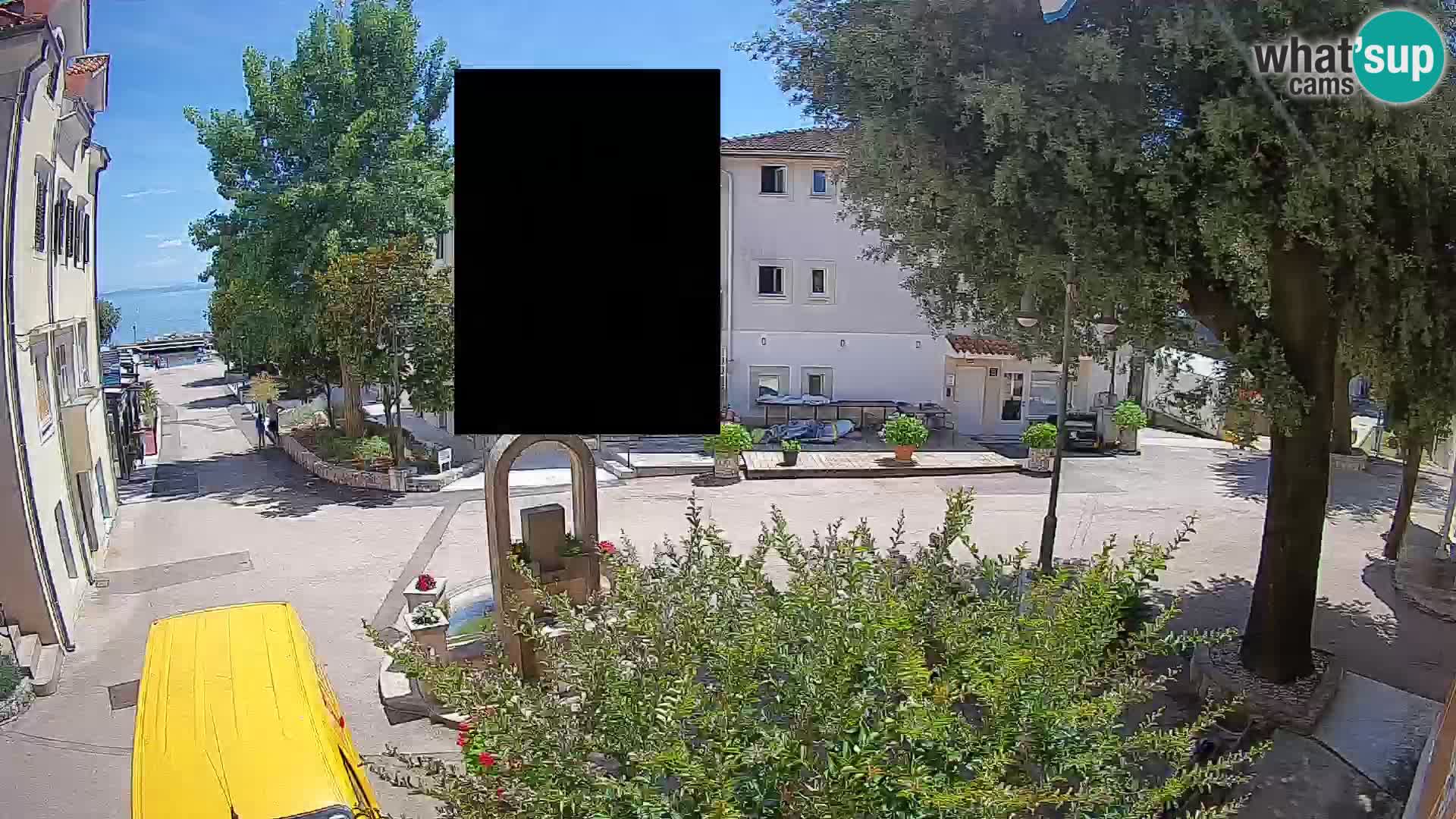 Webcam Mošćenička Draga Center – Live View of the Town Center