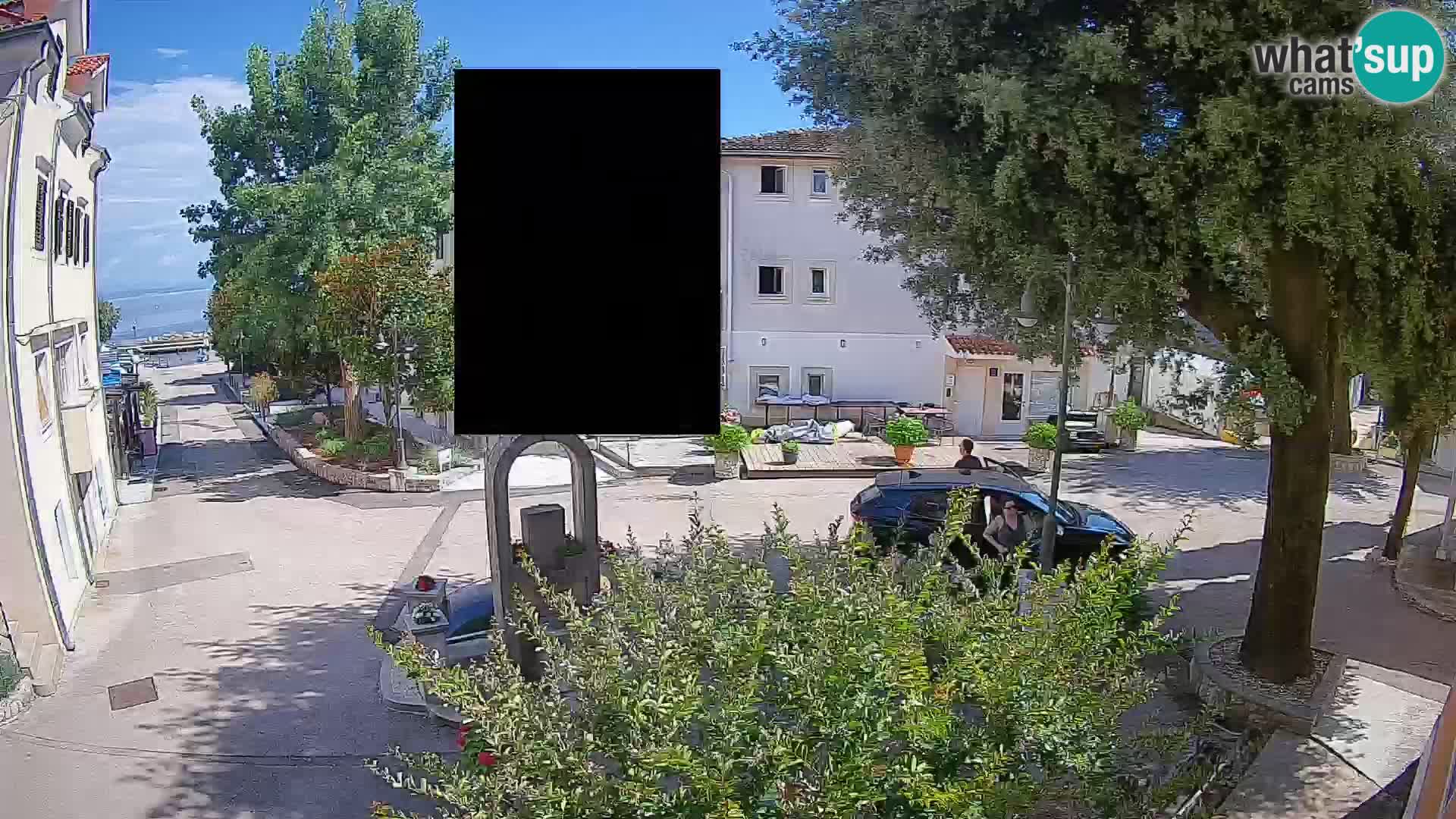 Webcam centre de Mošćenička Draga – Vue en direct du centre-ville