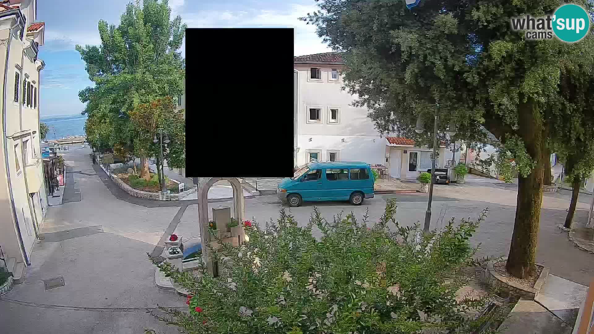 Webcam centre de Mošćenička Draga – Vue en direct du centre-ville