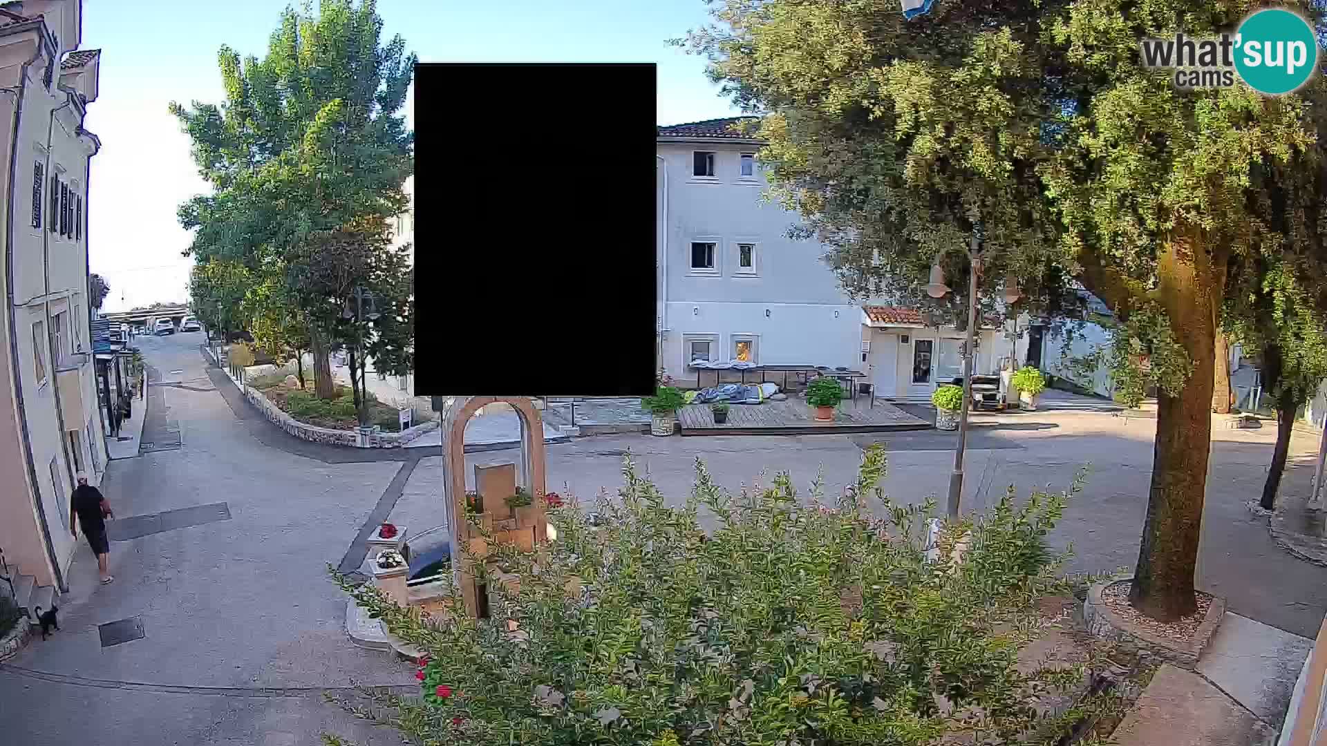 Webcam Centro Draga di Moschiena – Vista live sul centro