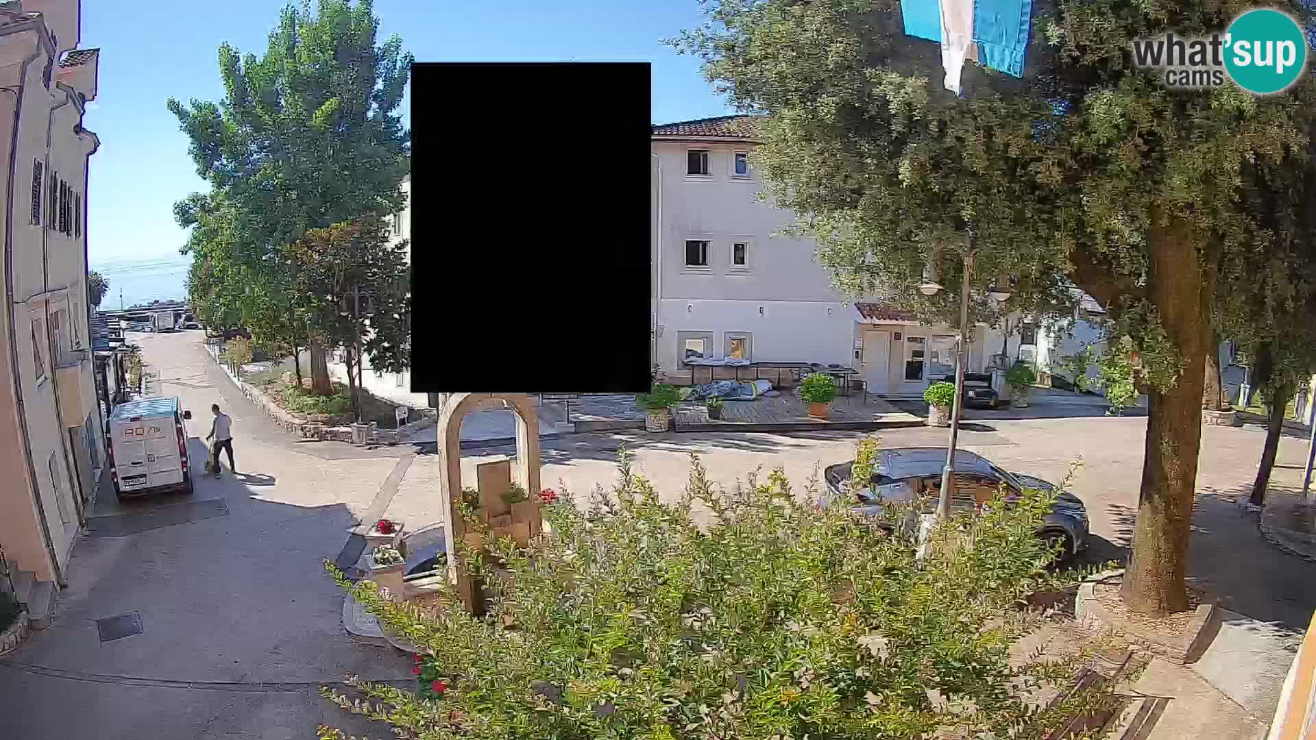 Webcam centre de Mošćenička Draga – Vue en direct du centre-ville