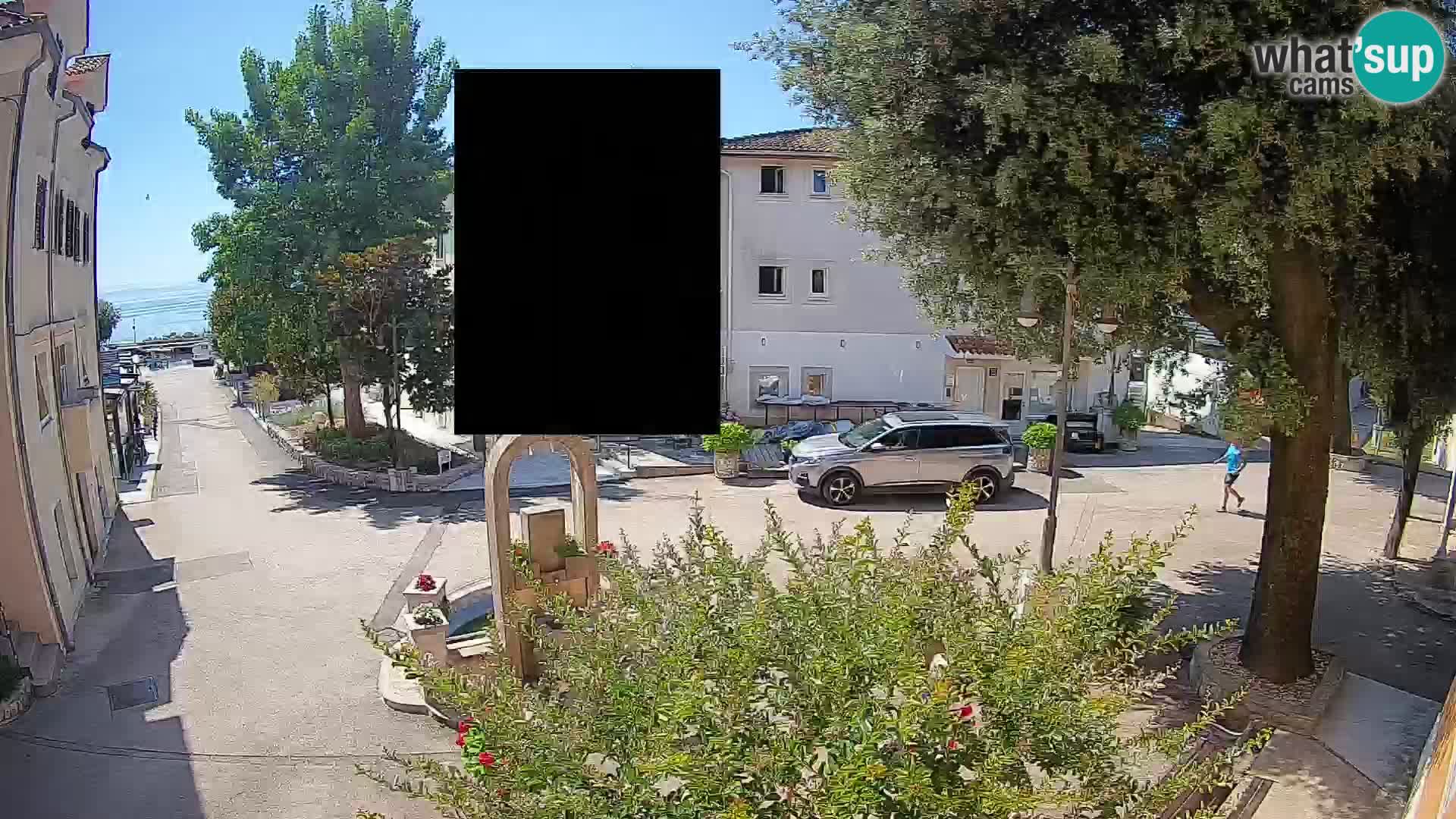 Webcam centre de Mošćenička Draga – Vue en direct du centre-ville