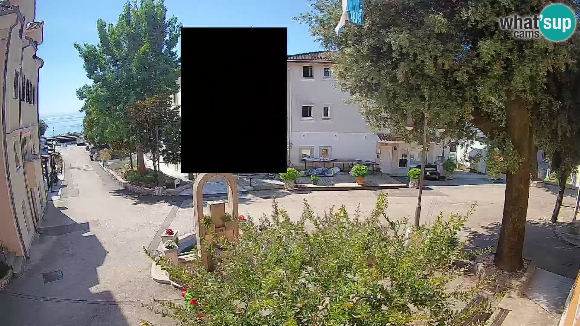 Webcam Mošćenička Draga Zentrum – Liveblick auf das Ortszentrum