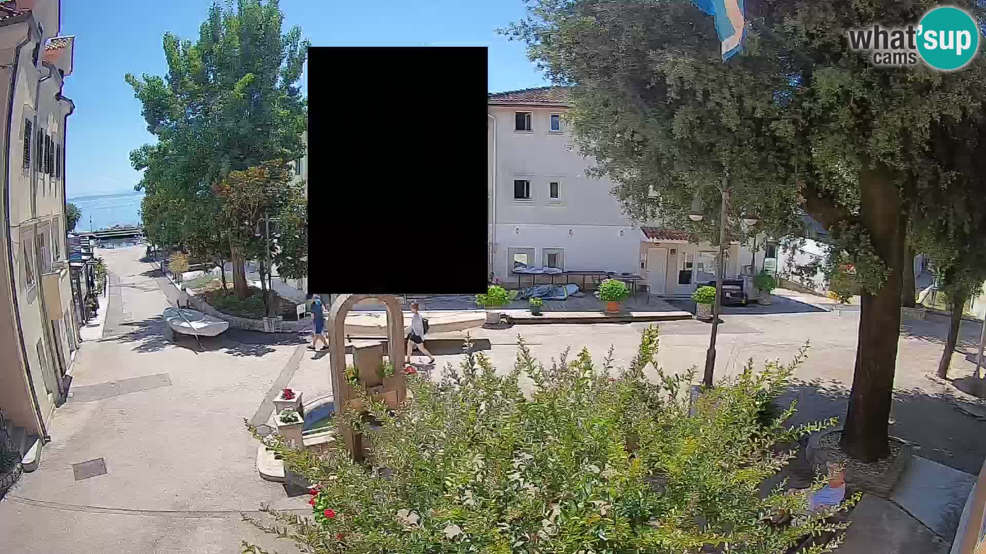 Webcam centre de Mošćenička Draga – Vue en direct du centre-ville